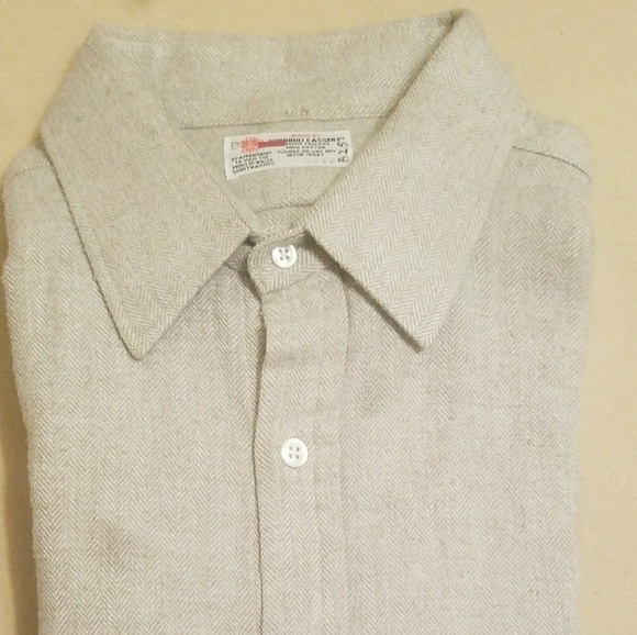 TURNBULL & ASSER Herrinbone Long Sleeve - Picture 6 of 7